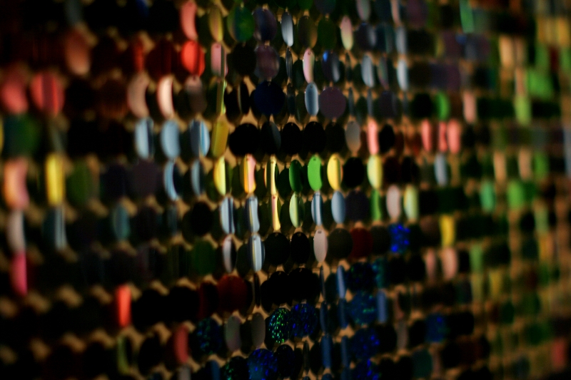 sequined wall